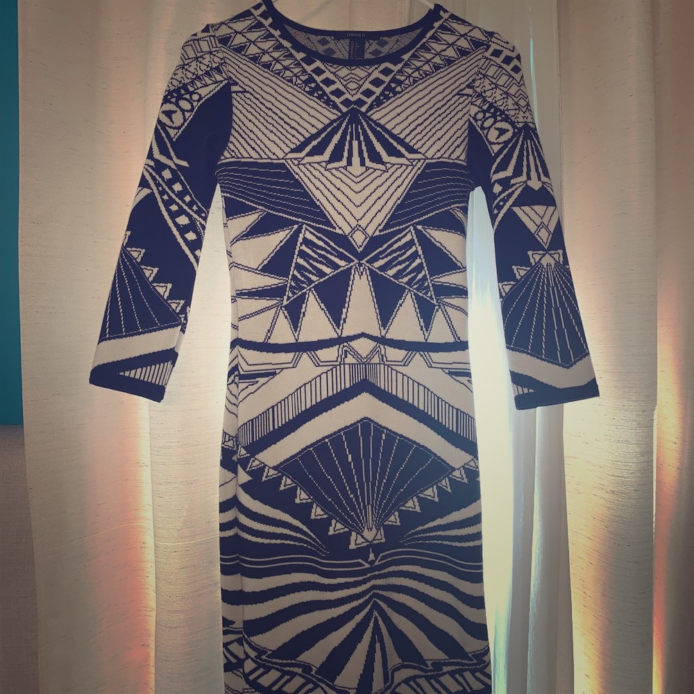 Black and white dress